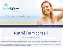 Tablet Screenshot of nutrietformconseil.com